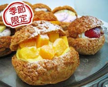 芒果手工鮮奶泡芙